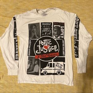Poetic Justice 2Pac Long Sleeve T shirt